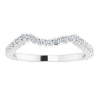 Halo-Style Bypass Engagement Ring or Band