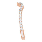 Halo-Style Bypass Engagement Ring or Band