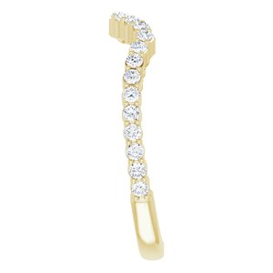 Halo-Style Bypass Engagement Ring or Band