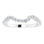 Halo-Style Bypass Engagement Ring or Band