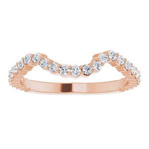 Halo-Style Bypass Engagement Ring or Band