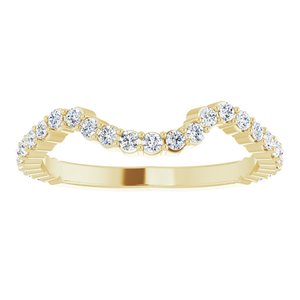 Halo-Style Bypass Engagement Ring or Band