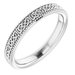 Milgrain Edge Celtic-Inspired Flat Band