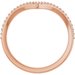 Halo-Style Asymmetric Engagement Ring or Band