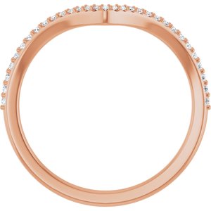 Halo-Style Asymmetric Engagement Ring or Band