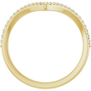 Halo-Style Asymmetric Engagement Ring or Band