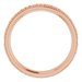 Milgrain Edge Celtic-Inspired Flat Band