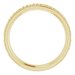 Milgrain Edge Celtic-Inspired Flat Band