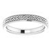Milgrain Edge Celtic-Inspired Flat Band