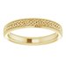 Milgrain Edge Celtic-Inspired Flat Band