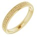 Milgrain Edge Celtic-Inspired Flat Band