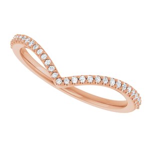 Halo-Style Asymmetric Engagement Ring or Band