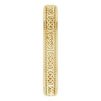 Milgrain Edge Celtic-Inspired Flat Band
