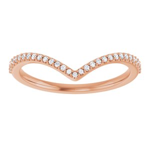 Halo-Style Asymmetric Engagement Ring or Band