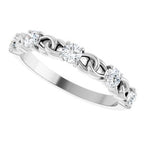 Accented Stackable Ring
