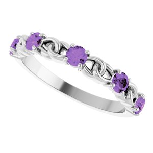 Accented Stackable Ring