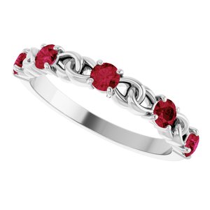 Accented Stackable Ring