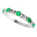 Accented Stackable Ring