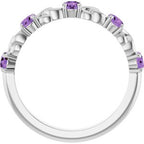 Accented Stackable Ring