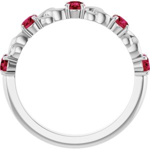 Accented Stackable Ring