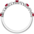 Accented Stackable Ring