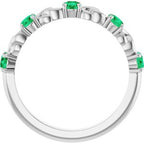 Accented Stackable Ring