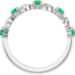 Accented Stackable Ring