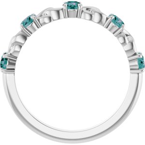 Accented Stackable Ring