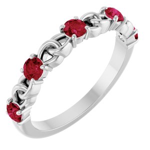 Accented Stackable Ring