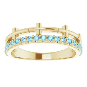 Stackable Cross Ring