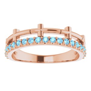 Stackable Cross Ring