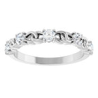 Accented Stackable Ring