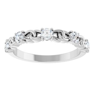 Accented Stackable Ring