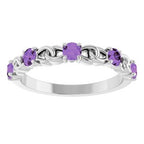 Accented Stackable Ring