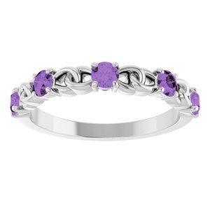 Accented Stackable Ring