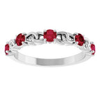 Accented Stackable Ring
