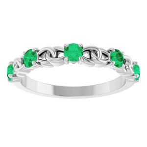 Accented Stackable Ring