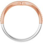 Beaded V Ring