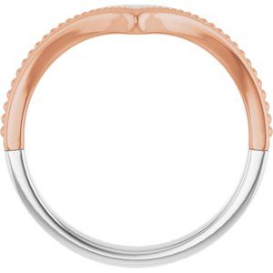 Beaded V Ring