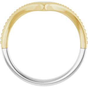 Beaded V Ring