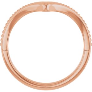 Beaded V Ring