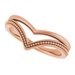 Beaded V Ring