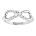 Accented Infinity-Inspired Ring