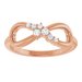 Accented Infinity-Inspired Ring