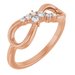 Accented Infinity-Inspired Ring