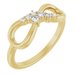 Accented Infinity-Inspired Ring