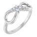 Accented Infinity-Inspired Ring