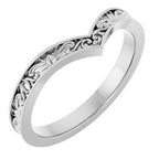 Vintage-Inspired V Ring