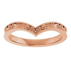 Vintage-Inspired V Ring