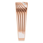 Grooved Accented Ring